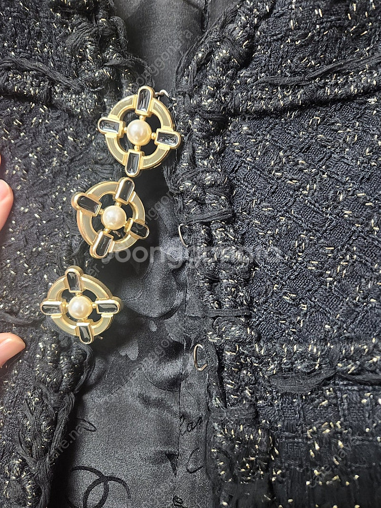 샤넬 트위드 자켓--4